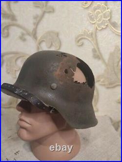 WW2 M42 German Helmet WWII M 42. Combat helmet