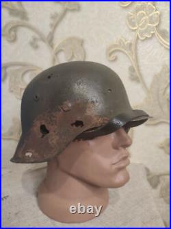 WW2 M42 German Helmet WWII M 42. Combat helmet Free Shipping