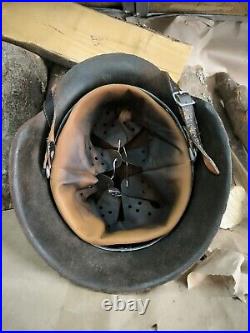 WW2 M42 German Helmet WWII M 42. Combat helmet. Size 64