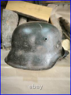 WW2 M42 German Helmet WWII M 42. Combat helmet. Size 64