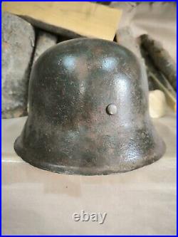 WW2 M42 German Helmet WWII M 42. Combat helmet. Size 64