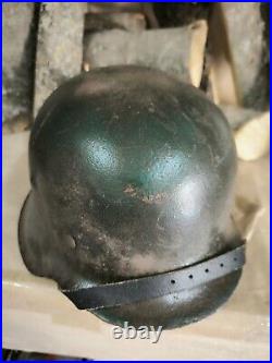 WW2 M42 German Helmet WWII M 42. Combat helmet. Size 64