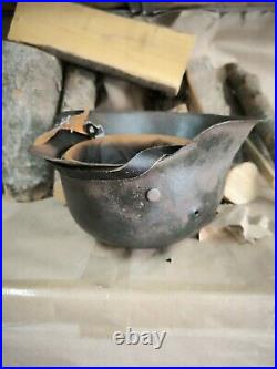 WW2 M42 German Helmet WWII M 42. Combat helmet. Size 64