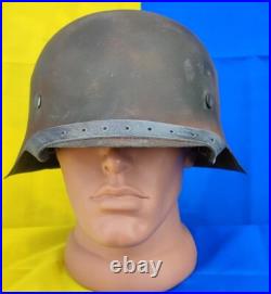 WW2 M42 German Helmet WWII M 42. Combat helmet. Size 64 Shipping Includet WW2 M42 German Helmet WWII M 42. Combat helmet. Size 64 Shipping Includet