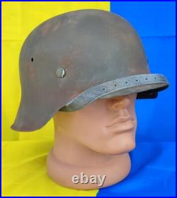 WW2 M42 German Helmet WWII M 42. Combat helmet. Size 64 Shipping Includet WW2 M42 German Helmet WWII M 42. Combat helmet. Size 64 Shipping Includet