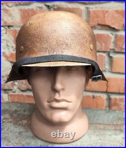 WW2 M42 German Helmet WWII M 42. Combat helmet size 62