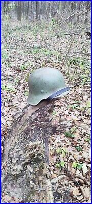 WW2 M42 German Helmet WWII M 42. Combat helmet size 62