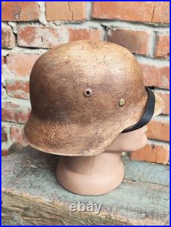 WW2 M42 German Helmet WWII M 42. Combat helmet size 62