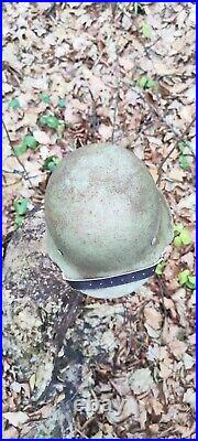 WW2 M42 German Helmet WWII M 42. Combat helmet size 62