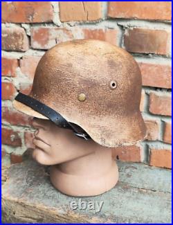 WW2 M42 German Helmet WWII M 42. Combat helmet size 62