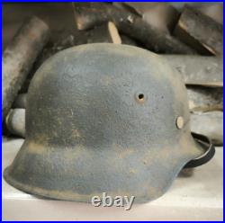 WW2 M42 German Helmet WWII M 42. Combat helmet size 62 Free Shipping