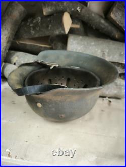 WW2 M42 German Helmet WWII M 42. Combat helmet size 62 Free Shipping