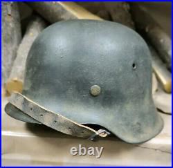 WW2 M42 German Helmet WWII M 42. Combat helmet size 64