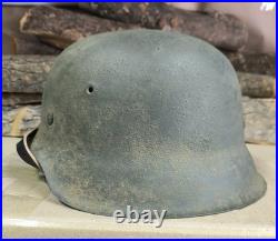 WW2 M42 German Helmet WWII M 42. Combat helmet size 64
