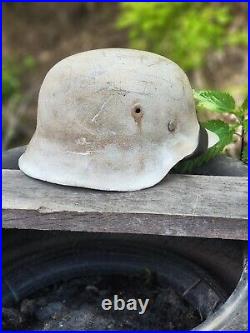 WW2 M42 German Helmet WWII M 42. Combat helmet size 64