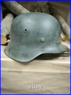 WW2 M42 German Helmet WWII M 42. Combat helmet size 64