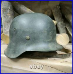 WW2 M42 German Helmet WWII M 42. Combat helmet size 64