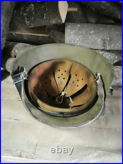 WW2 M42 German Helmet WWII M 42. Combat helmet size 64