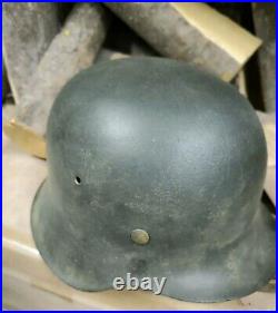 WW2 M42 German Helmet WWII M 42. Combat helmet size 64