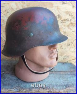 WW2 M42 German Helmet WWII M 42 Combat helmet size 64 Free Shipping WW2 M42 German Helmet WWII M 42 Combat helmet size 64 Free Shipping