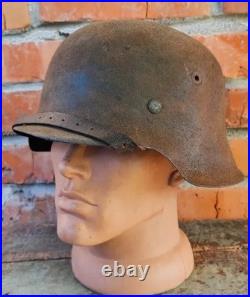 WW2 M42 German Helmet WWII M 42. Combat helmet size 64 Free Shipping