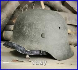WW2 M42 German Helmet WWII M 42. Combat helmet size 64 Free Shipping