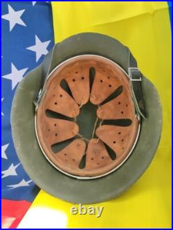 WW2 M42 German Helmet WWII M 42. Combat helmet size 64 Free Shipping