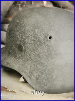 WW2 M42 German Helmet WWII M 42. Combat helmet size 64 Free Shipping