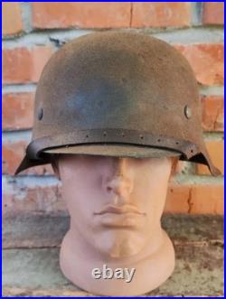 WW2 M42 German Helmet WWII M 42. Combat helmet size 64 Free Shipping