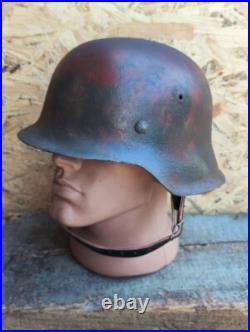 WW2 M42 German Helmet WWII M 42 Combat helmet size 64 Free Shipping WW2 M42 German Helmet WWII M 42 Combat helmet size 64 Free Shipping