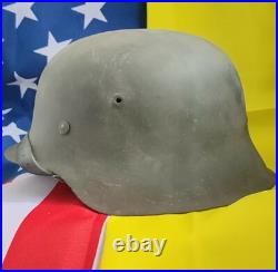 WW2 M42 German Helmet WWII M 42. Combat helmet size 64 Free Shipping