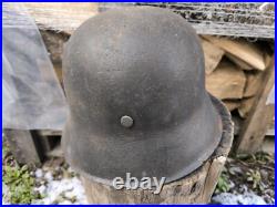 WW2 M42 German Helmet WWII M 42. Combat helmet size 64 Free Shipping
