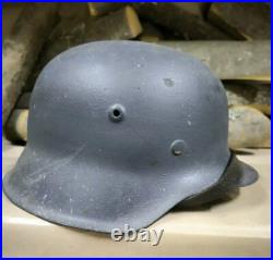 WW2 M42 German Helmet WWII M 42. Combat helmet size 64 Free Shipping WW2 M42 German Helmet WWII M 42. Combat helmet size 64 Free Shipping
