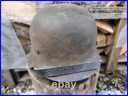WW2 M42 German Helmet WWII M 42. Combat helmet size 64 Free Shipping