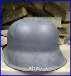 WW2 M42 German Helmet WWII M 42. Combat helmet size 64 Free Shipping WW2 M42 German Helmet WWII M 42. Combat helmet size 64 Free Shipping
