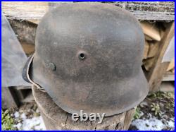 WW2 M42 German Helmet WWII M 42. Combat helmet size 64 Free Shipping