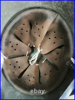 WW2 M42 German Helmet WWII M 42. Combat helmet size 64 Free Shipping