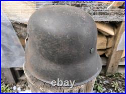 WW2 M42 German Helmet WWII M 42. Combat helmet size 64 Free Shipping WW2 M42 German Helmet WWII M 42. Combat helmet size 64 Free Shipping