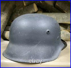 WW2 M42 German Helmet WWII M 42. Combat helmet size 64 Free Shipping WW2 M42 German Helmet WWII M 42. Combat helmet size 64 Free Shipping