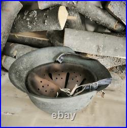 WW2 M42 German Helmet WWII M 42. Combat helmet size 64 Free Shipping