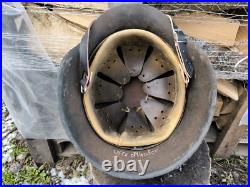 WW2 M42 German Helmet WWII M 42. Combat helmet size 64 Free Shipping