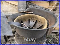 WW2 M42 German Helmet WWII M 42. Combat helmet size 64 Free Shipping