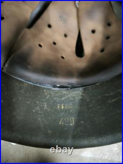 WW2 M42 German Helmet WWII M 42. Combat helmet size 66