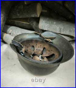 WW2 M42 German Helmet WWII M 42. Combat helmet size 66