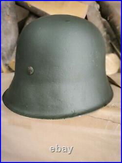 WW2 M42 German Helmet WWII M 42. Combat helmet size 66