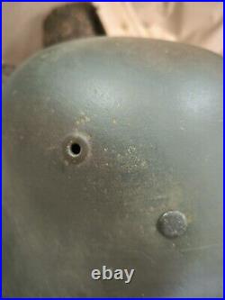 WW2 M42 German Helmet WWII M 42. Combat helmet size 66