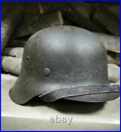 WW2 M42 German Helmet WWII M 42. Combat helmet size 66