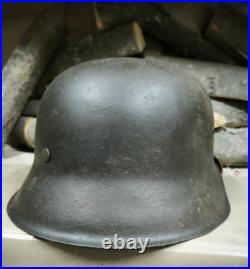 WW2 M42 German Helmet WWII M 42. Combat helmet size 66