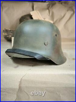 WW2 M42 German Helmet WWII M 42. Combat helmet size 66