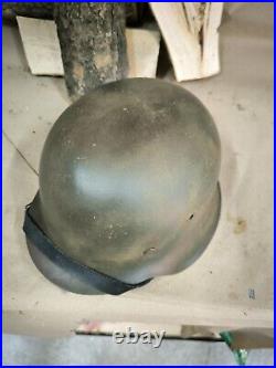 WW2 M42 German Helmet WWII M 42. Combat helmet size 66